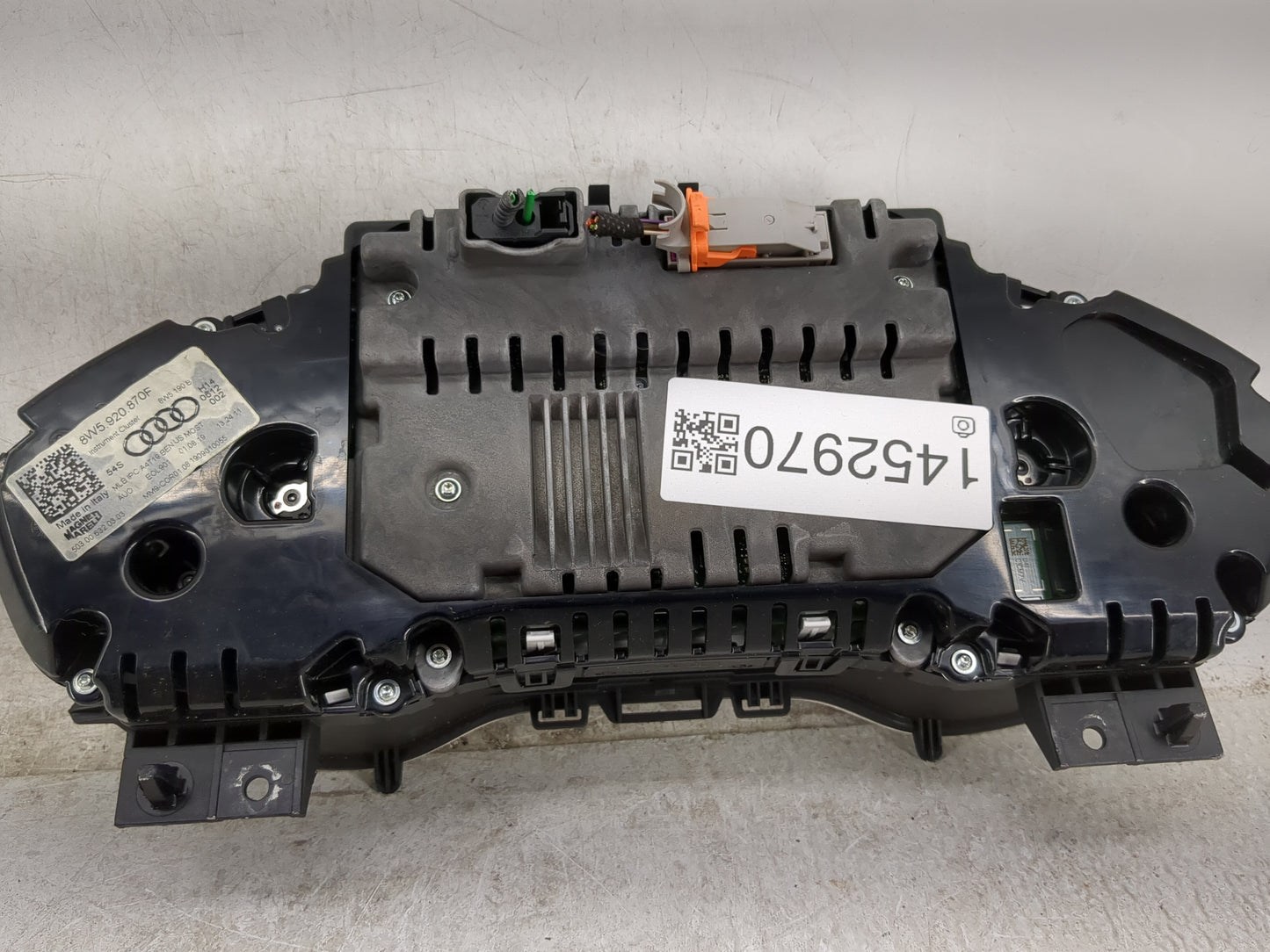 2019 Audi A4 Instrument Cluster Speedometer Gauges P/N:8W5920870F 8W5920870, 8W5190B Miles:109K Fits OEM Used Auto Parts - O