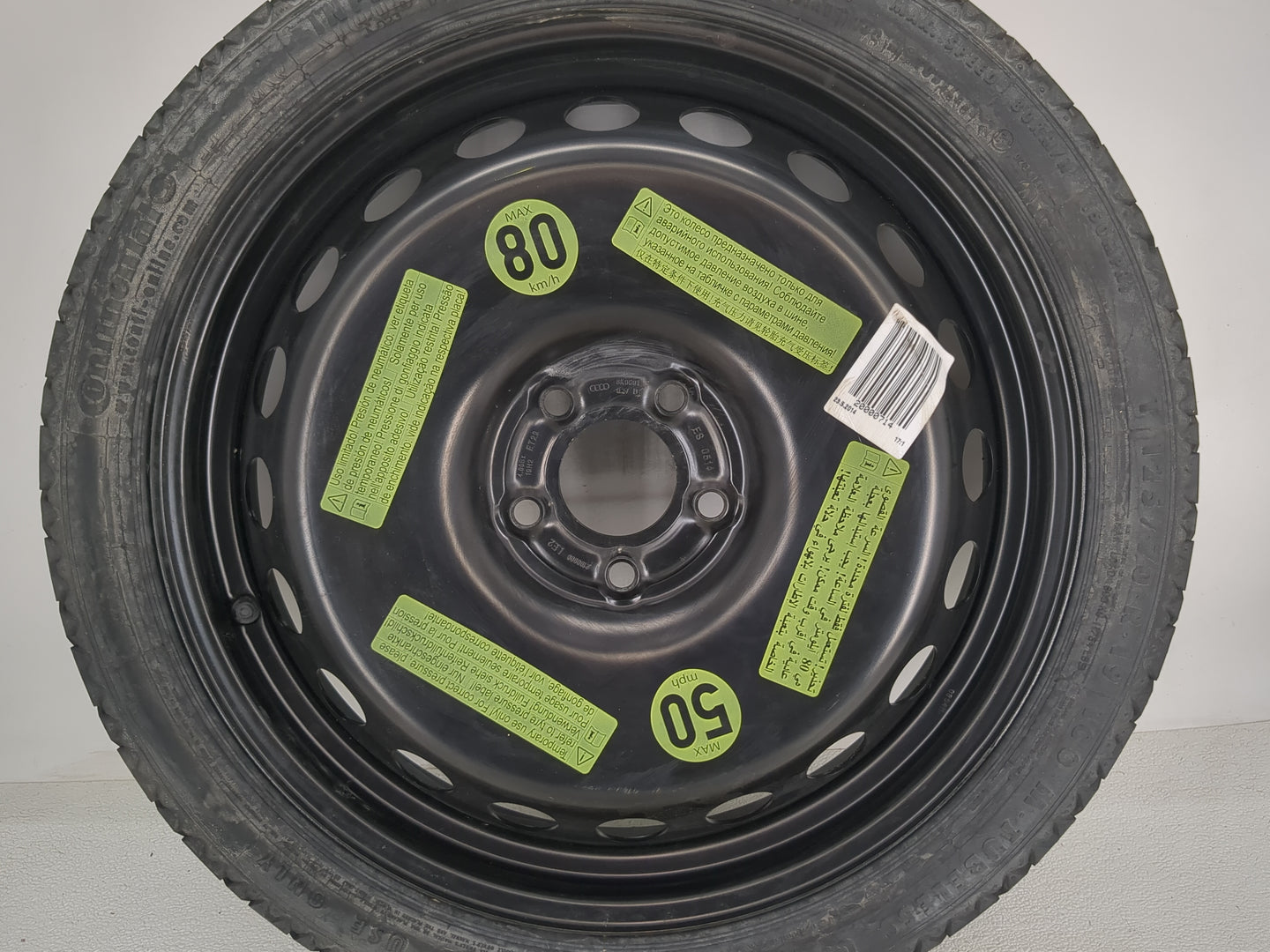2019-2022 Audi A4 Spare Donut Tire Wheel Rim Oem - Oemusedautoparts1.com