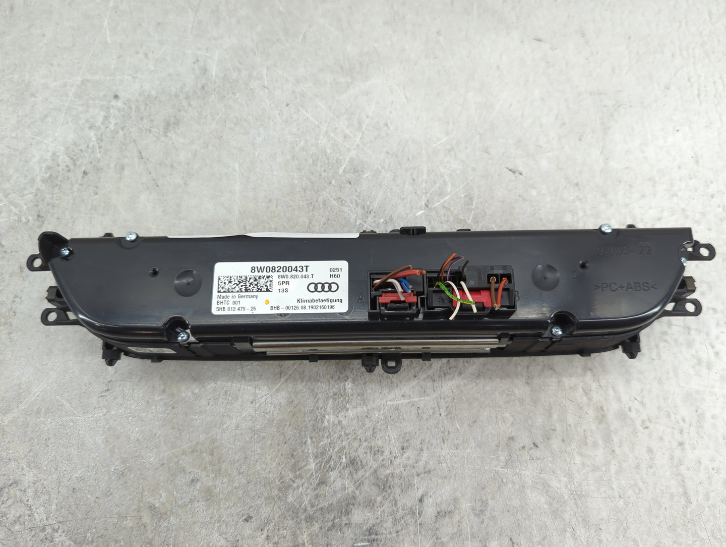 2017-2019 Audi A4 Climate Control Module Temperature AC/Heater Replacement P/N:8W0820043T Fits Fits 2017 2018 2019 2020 OEM 