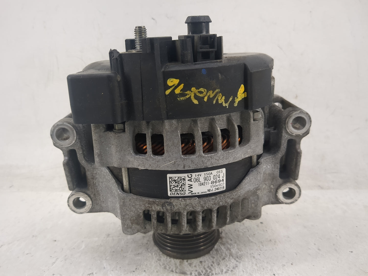 2018 Audi A5 Alternator Replacement Generator Charging Assembly Engine OEM P/N:104211-8694 06L903024J Fits OEM Used Auto Par