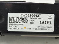 2019 Audi A5 Climate Control Module Temperature AC/Heater Replacement P/N:8W0820043T 8W0.820.043.T, 5HB013479-26 Fits OEM Us
