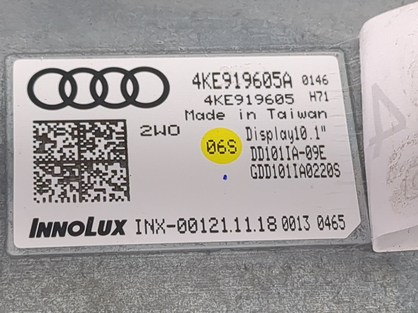 2019 Audi E-tron Information Display Screen - Oemusedautoparts1.com