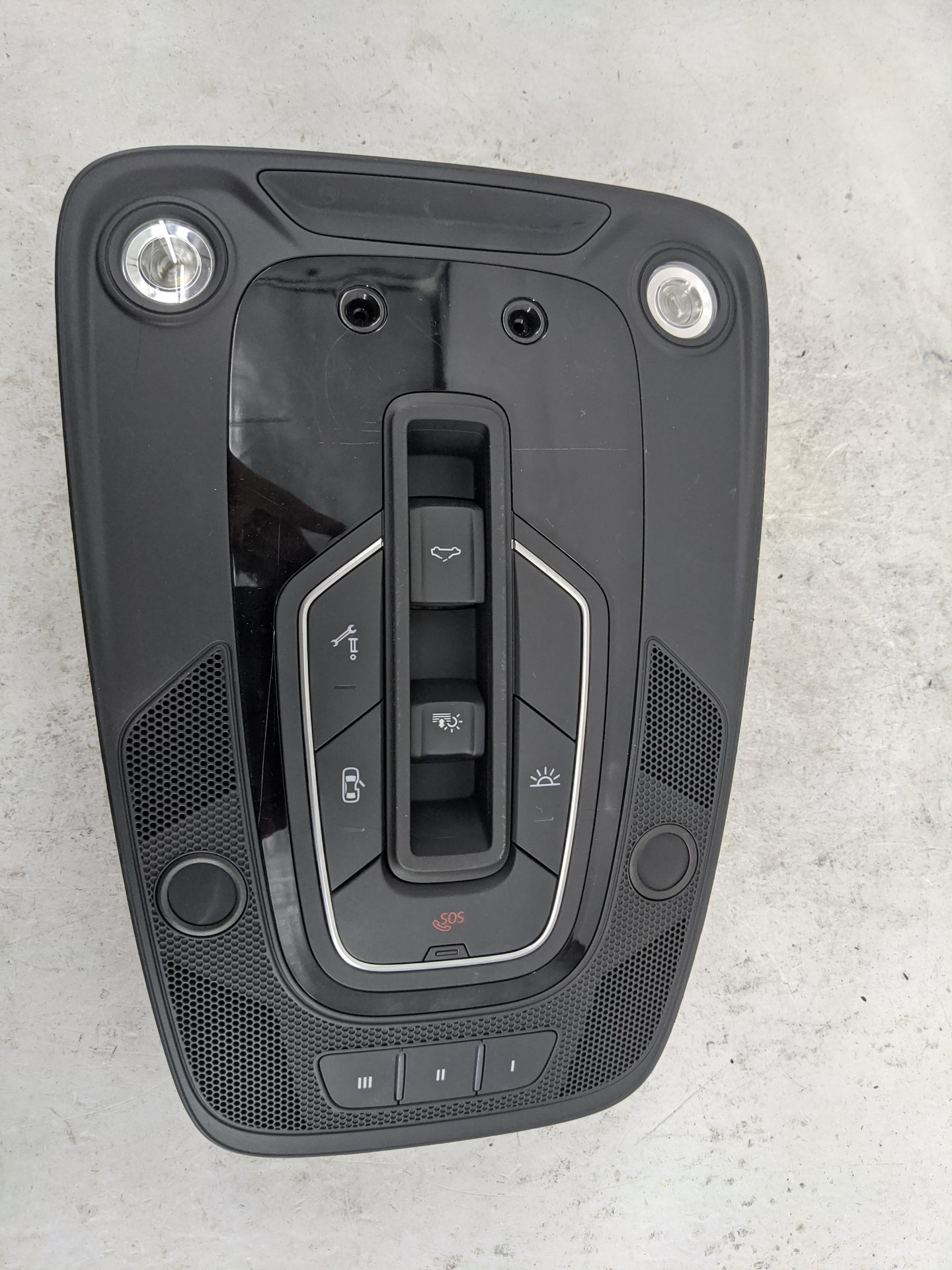 2019 Audi Q7 Overhead Console W/rear Climate Control - Oemusedautoparts1.com