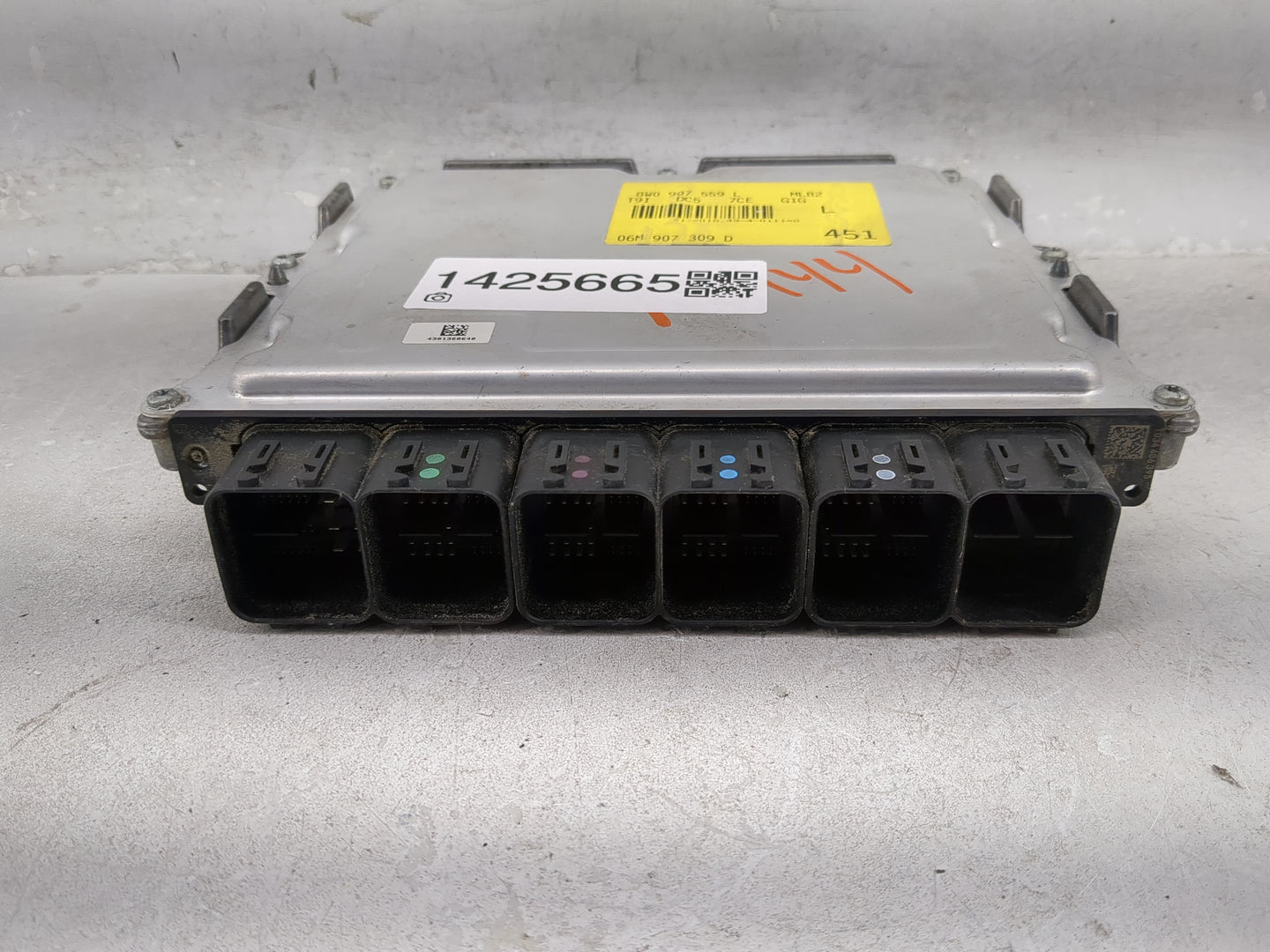 2019 Audi S4 PCM Engine Control Computer ECU ECM PCU OEM P/N:06M 907 309 D 0 261 S14 655, 8W0 907 559 L Fits OEM Used Auto P
