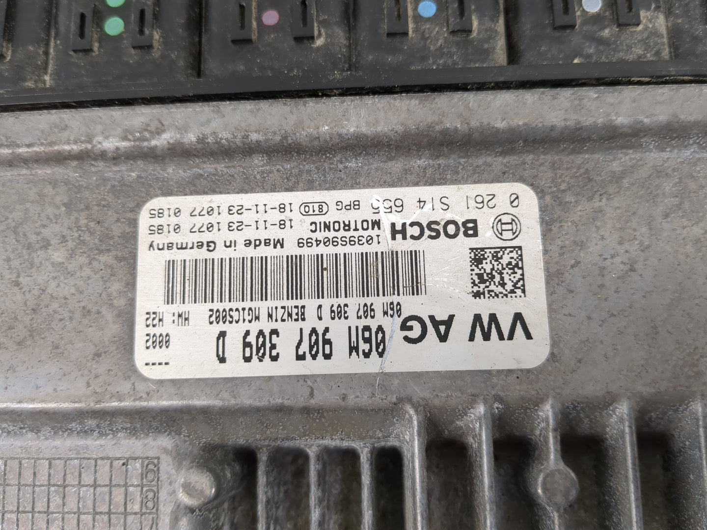 2019 Audi S4 PCM Engine Control Computer ECU ECM PCU OEM P/N:06M 907 309 D 0 261 S14 655, 8W0 907 559 L Fits OEM Used Auto P