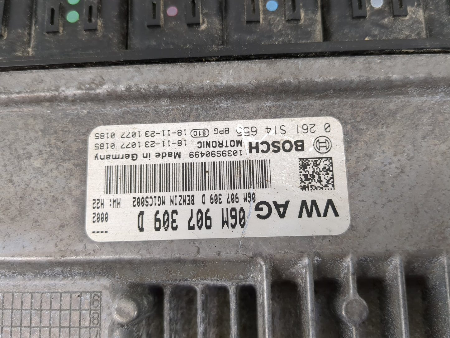 2019 Audi S4 PCM Engine Control Computer ECU ECM PCU OEM P/N:06M 907 309 D 0 261 S14 655, 8W0 907 559 L Fits OEM Used Auto P