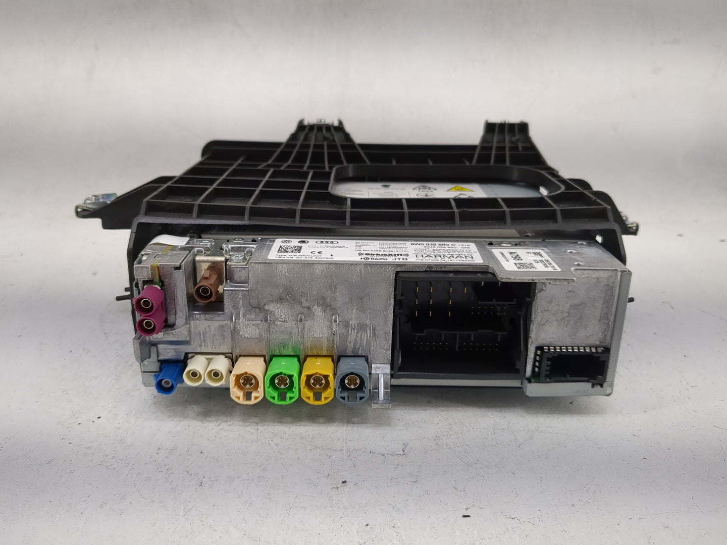 2019 Audi S4 Radio AM FM Cd Player Receiver Replacement P/N:8W5 035 880 C 8W5 035 880, A798I80JB121701 Fits Fits 2018 OEM Us