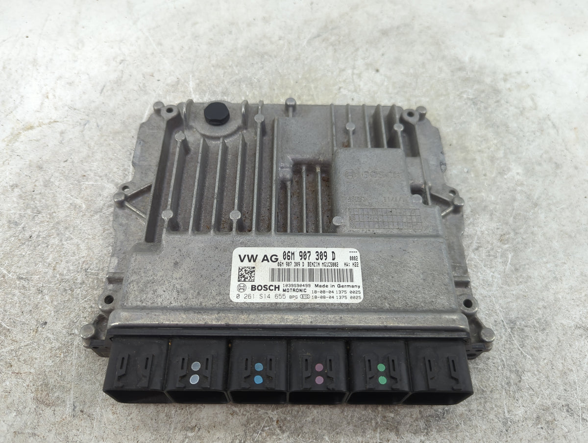 2019 Audi S4 PCM Engine Control Computer ECU ECM PCU OEM P/N:06M907309D 0261S14655, 8W0907559L, 1039S90499 Fits OEM Used Aut