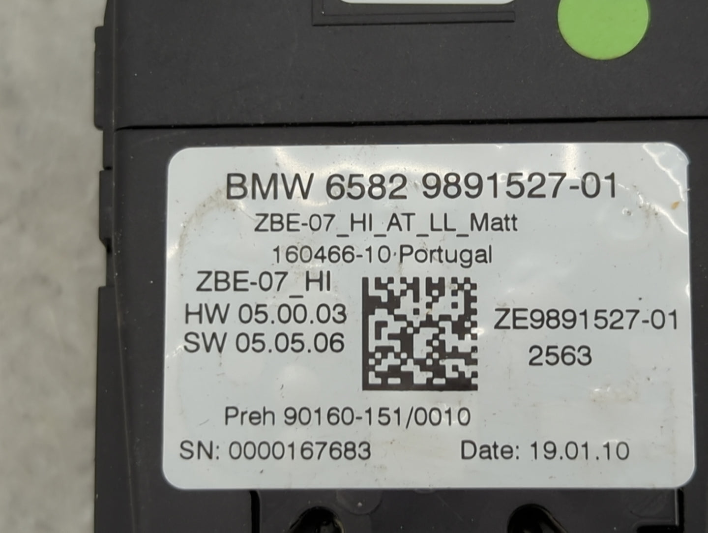 2019 Bmw 330i Radio AM FM Cd Player Receiver Replacement P/N:65829891527-01 ZE9891527-01 Fits OEM Used Auto Parts - Oemuseda