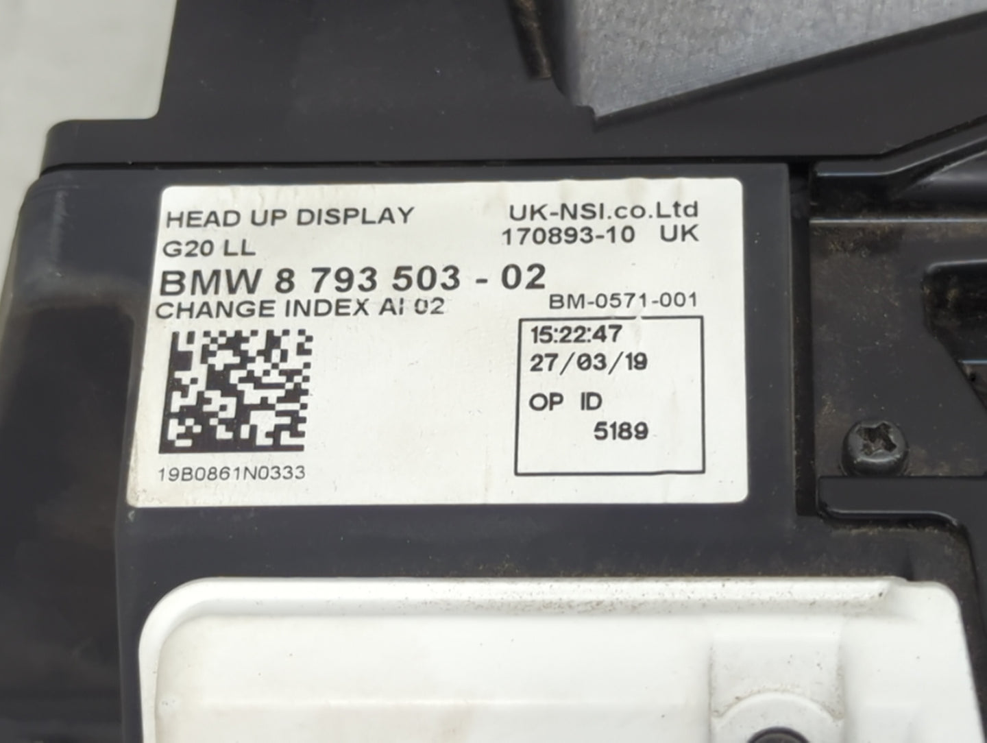 2019-2021 Bmw 330i Information Display Screen - Oemusedautoparts1.com