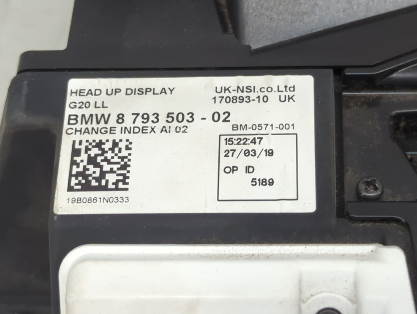 2019-2021 Bmw 330i Information Display Screen - Oemusedautoparts1.com