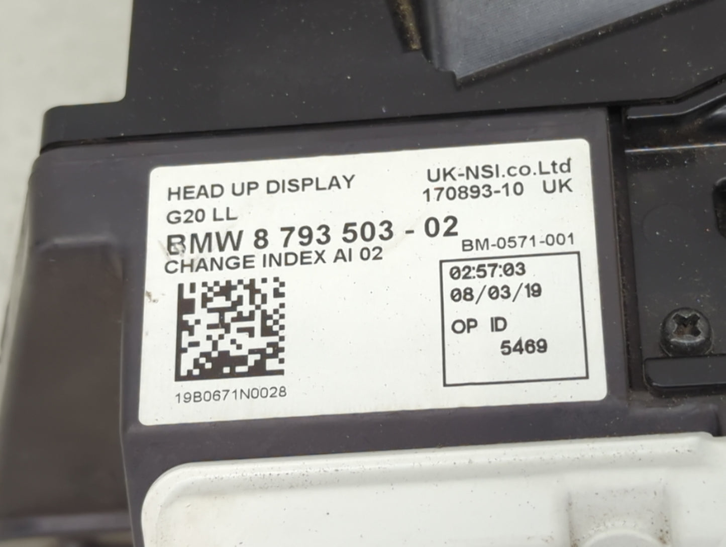 2019-2020 Bmw 330i Information Display Screen - Oemusedautoparts1.com