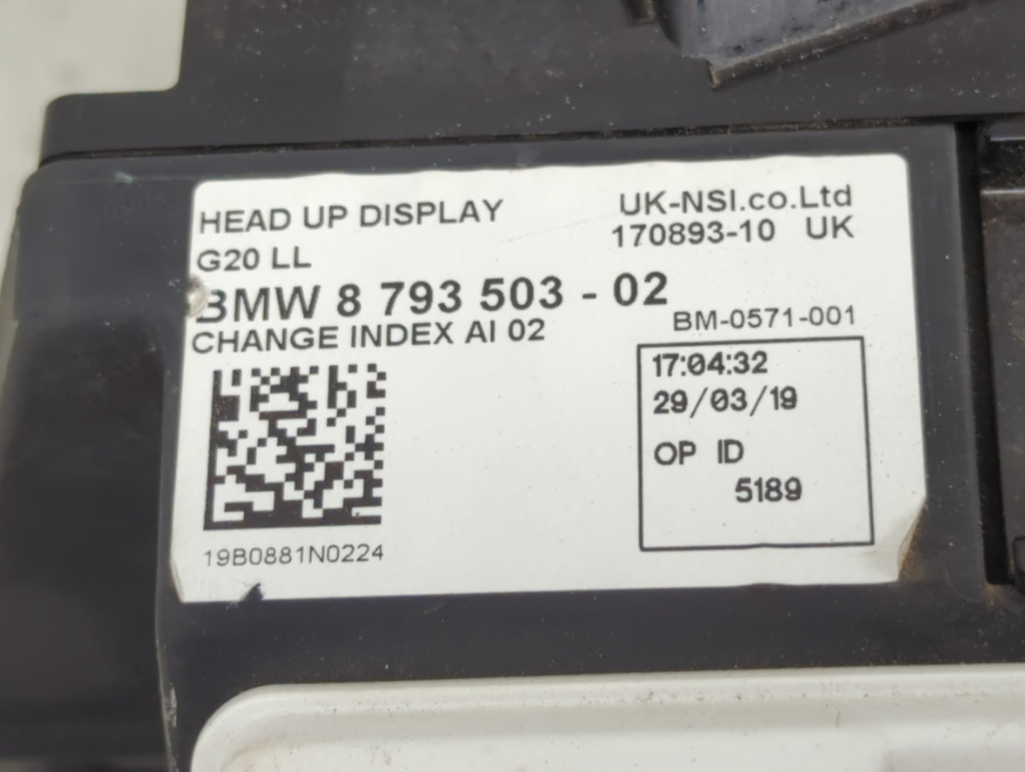 2019-2021 Bmw 330i Information Display Screen - Oemusedautoparts1.com