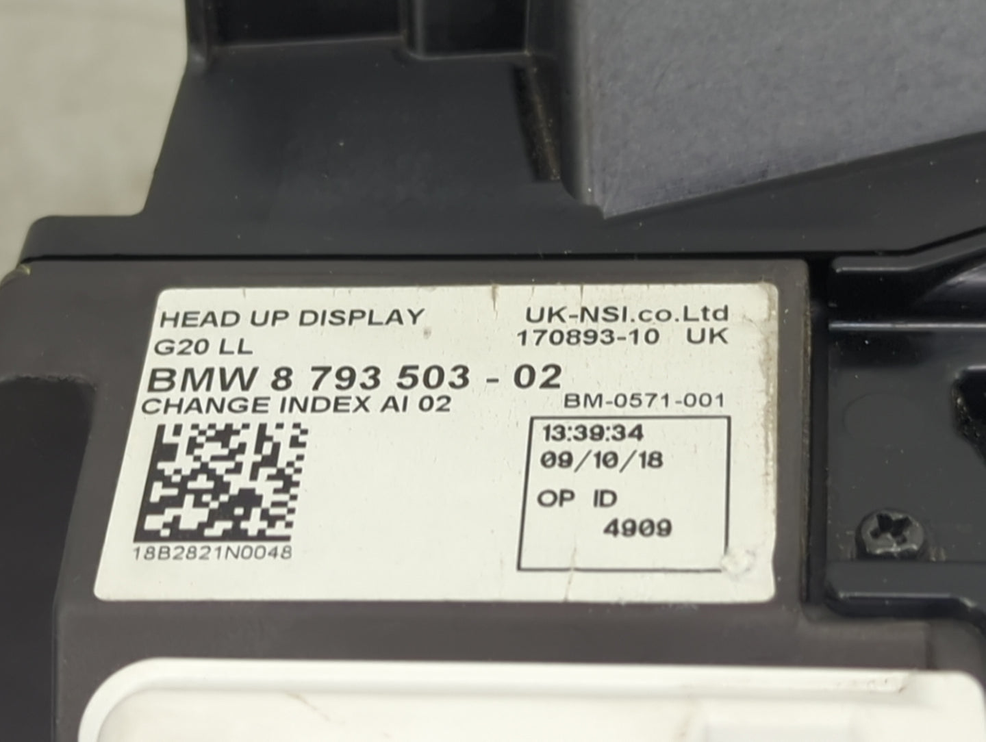 2017-2019 Bmw 330i Instrument Cluster Speedometer Gauges P/N:BM-0571-001 170893-10 Miles: Fits OEM Used Auto Parts - Oemused