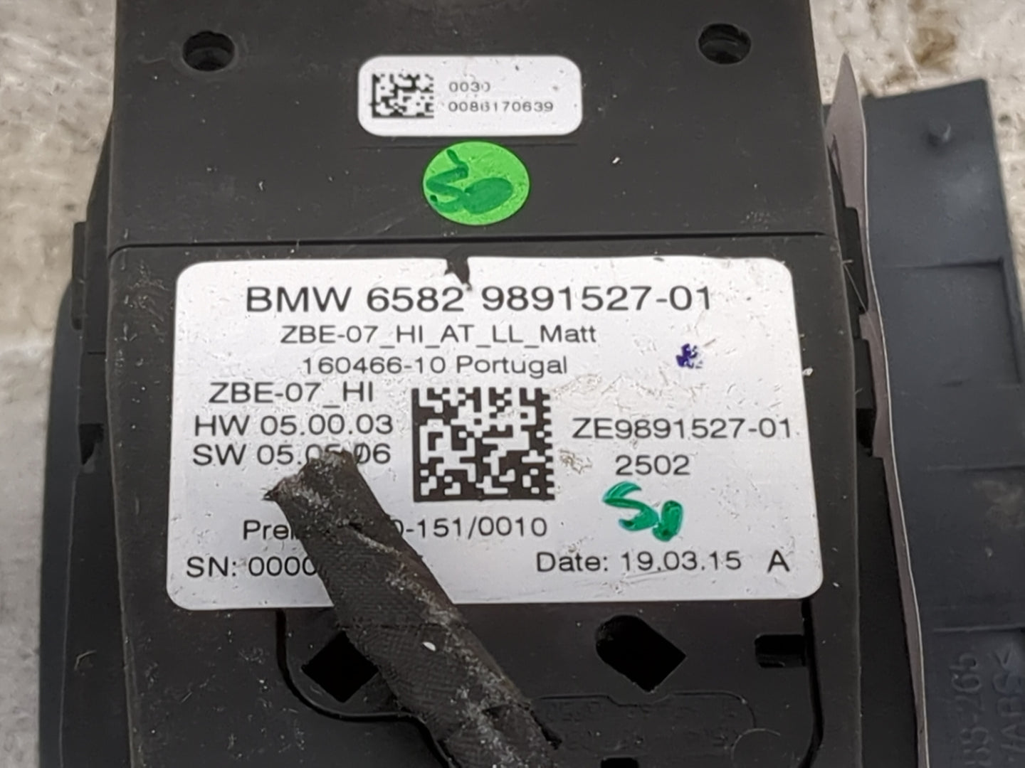 2019 Bmw 330i Radio AM FM Cd Player Receiver Replacement P/N:65829891527-01 ZE9891527-01 Fits OEM Used Auto Parts - Oemuseda