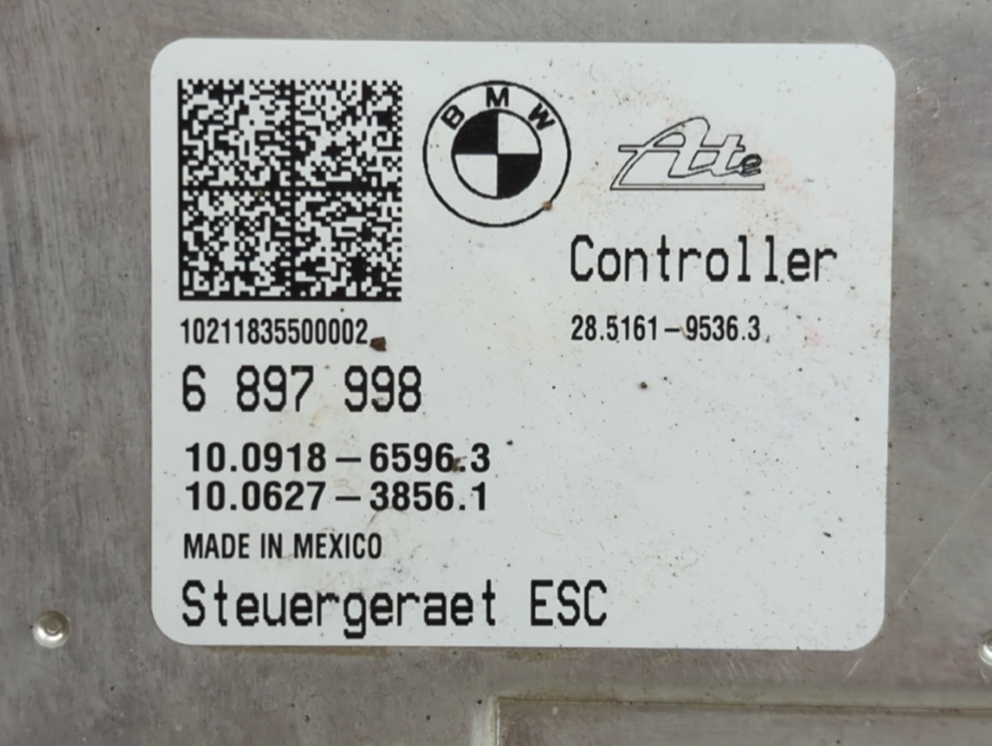 2019-2020 Bmw 330i ABS Pump Control Module Replacement P/N:6 897 998 Fits Fits 2019 2020 OEM Used Auto Parts - Oemusedautopa