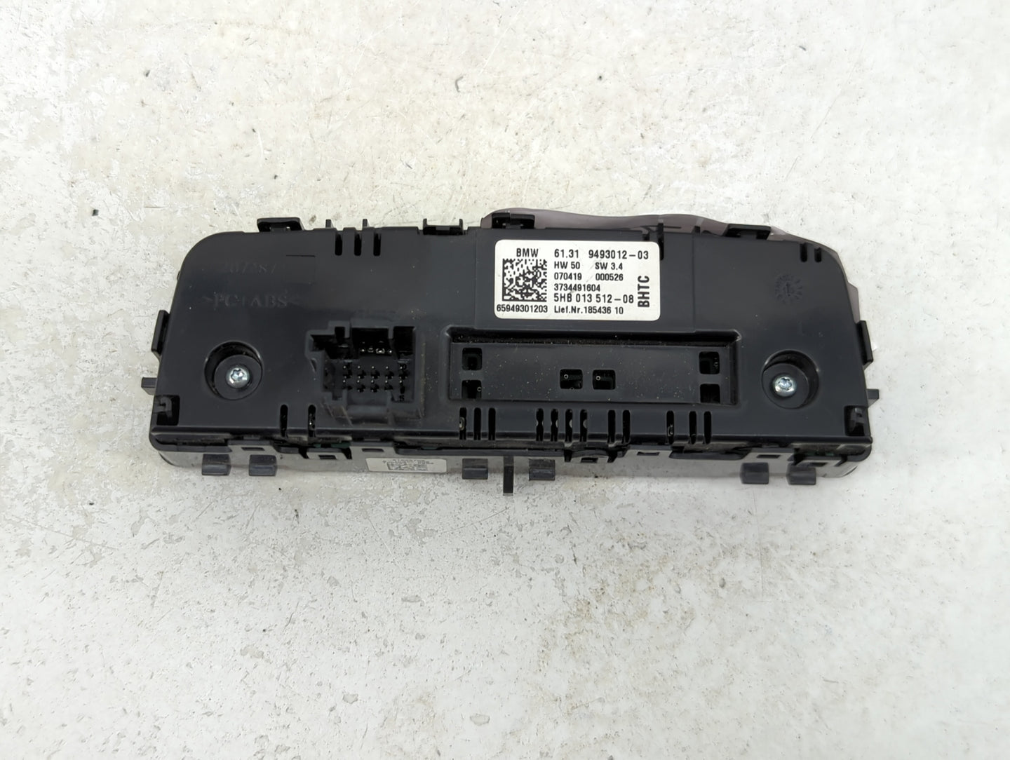 2019 Bmw 330i Climate Control Module Temperature AC/Heater Replacement P/N:9493012-03 5HB013512-08, 65949301203, 3734491604 