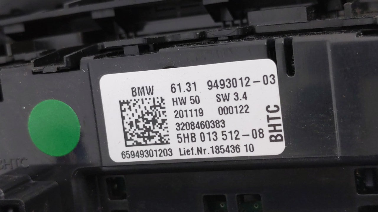 2019-2021 Bmw 330i Climate Control Module Temperature AC/Heater Replacement P/N:9493012 Fits Fits 2019 2020 2021 OEM Used Au