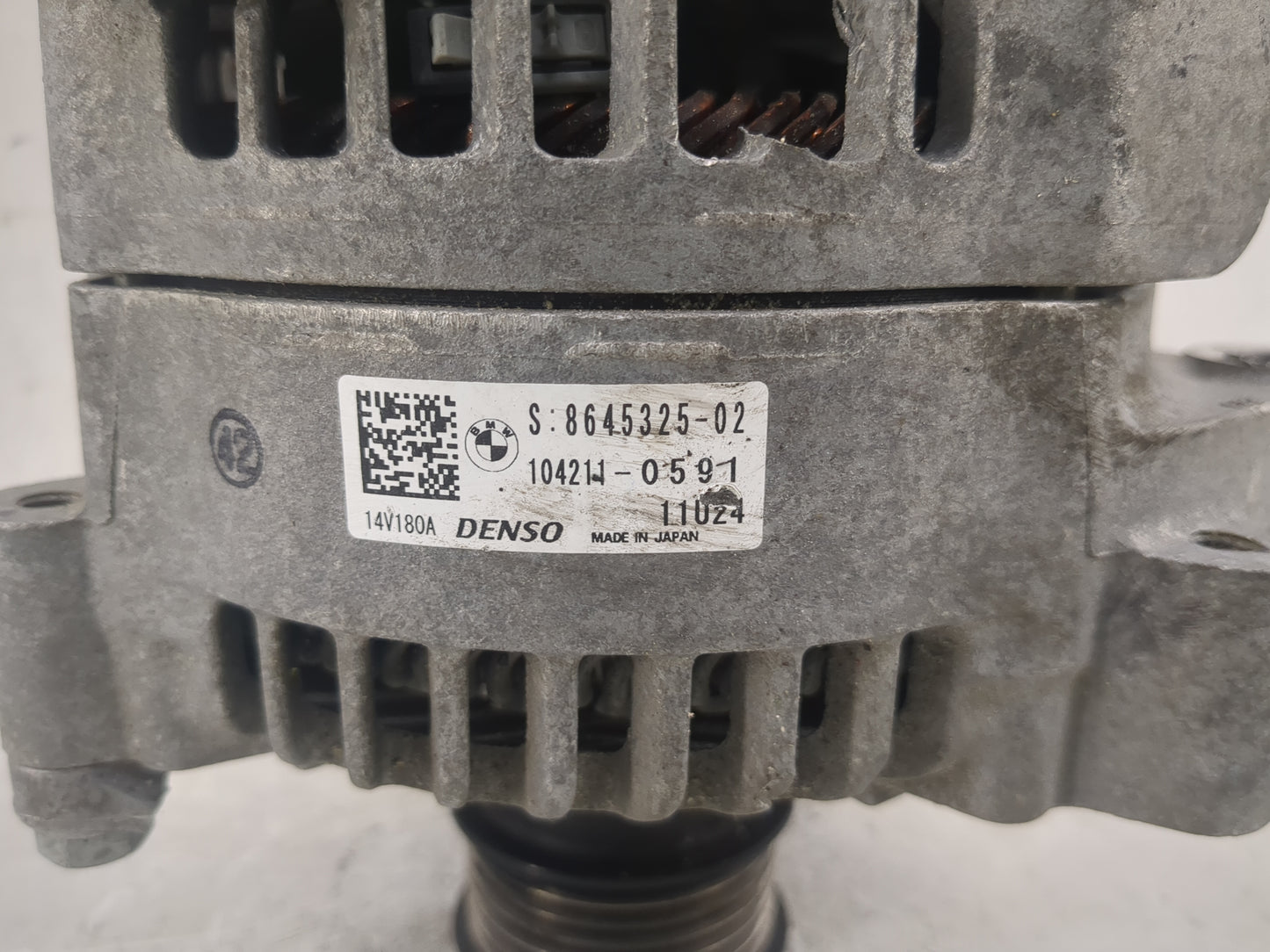 2017-2020 Bmw 430i Alternator Replacement Generator Charging Assembly Engine OEM P/N:104211-0591 8645325-02 Fits OEM Used Au