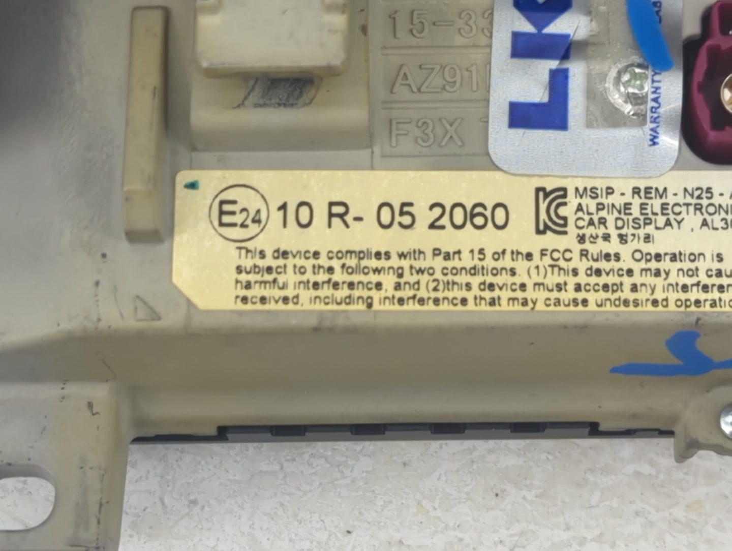 2018-2020 Bmw 430i Information Display Screen - Oemusedautoparts1.com