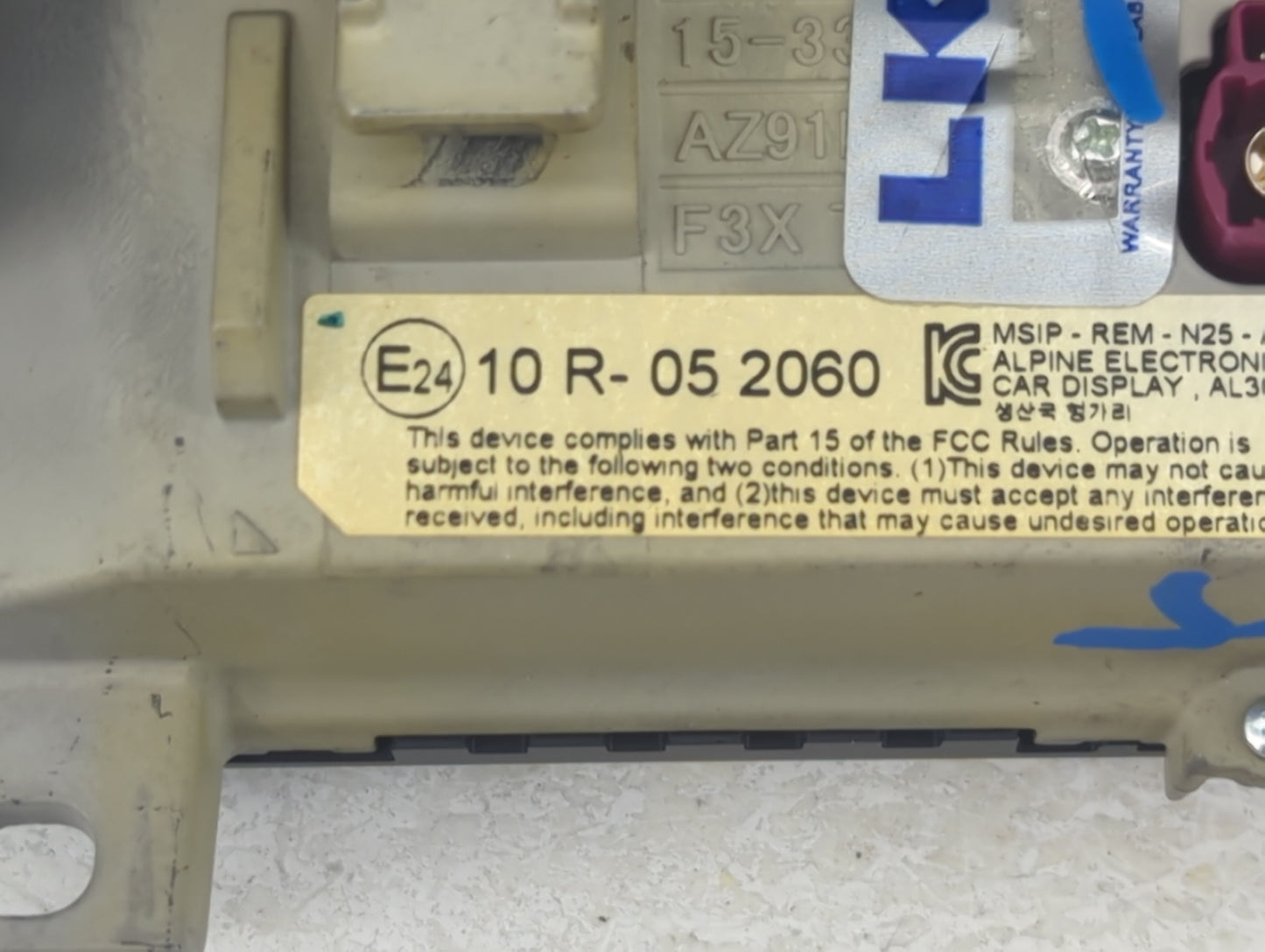 2018-2020 Bmw 430i Information Display Screen - Oemusedautoparts1.com