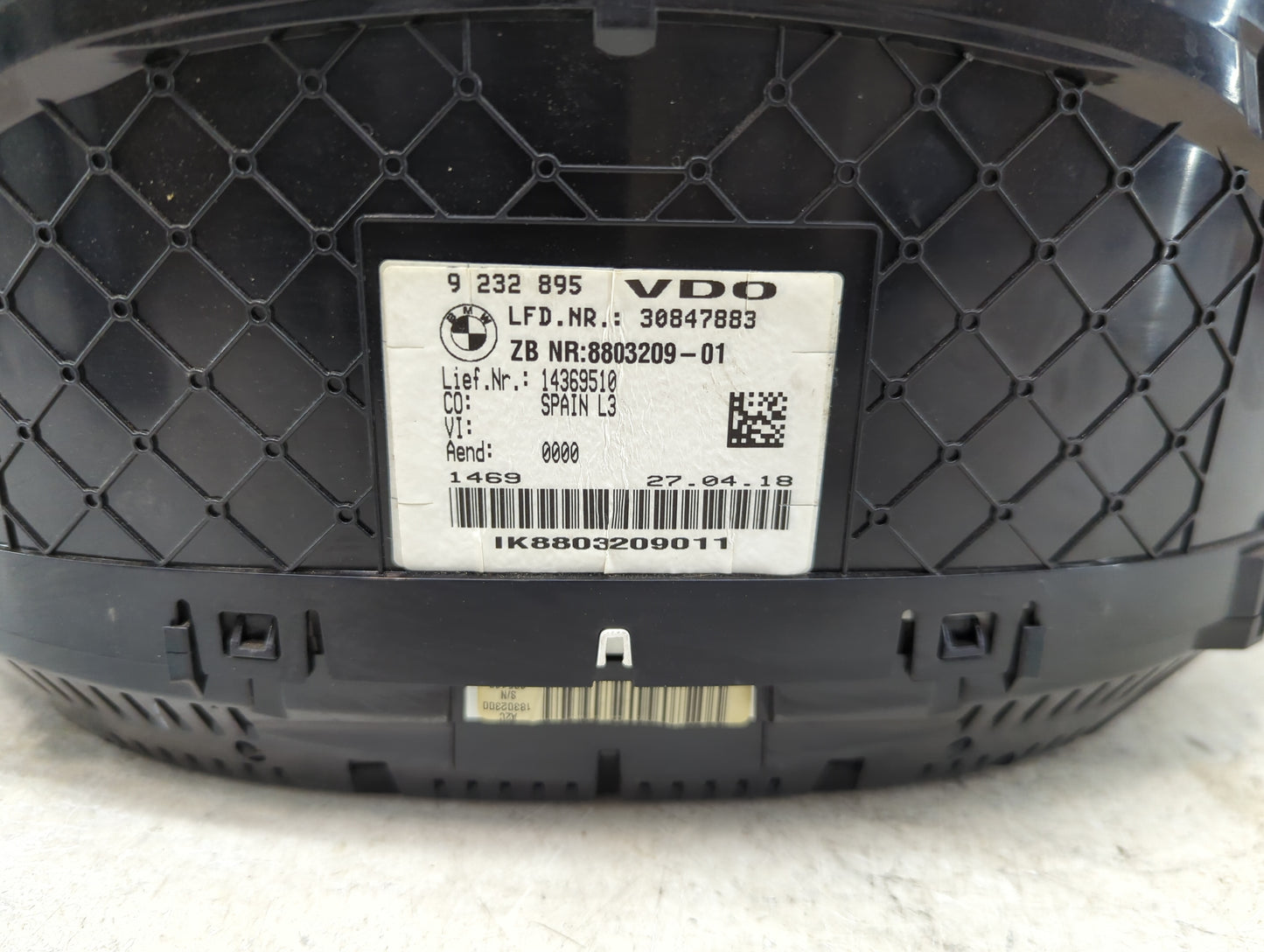 2017-2020 Bmw 430i Instrument Cluster Speedometer Gauges P/N:9 232 895 Miles: Fits OEM Used Auto Parts - Oemusedautoparts1.c
