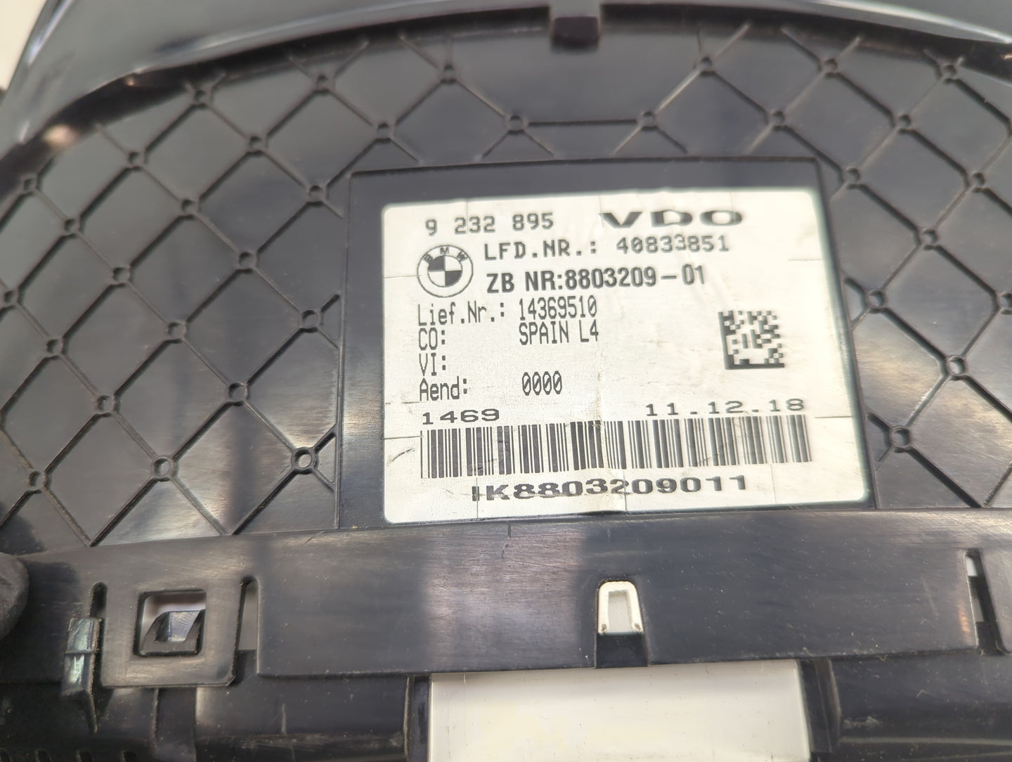 2017-2020 Bmw 430i Instrument Cluster Speedometer Gauges P/N:9232895 8803209-01 Miles:6K Fits OEM Used Auto Parts - Oemuseda