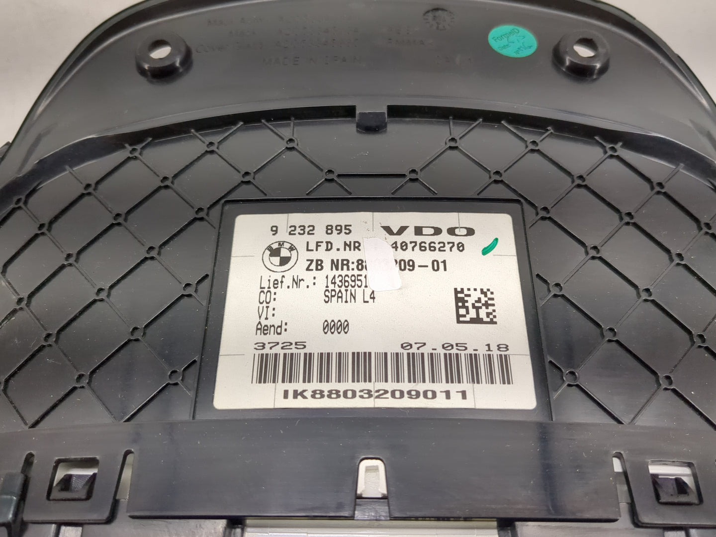 2017-2020 Bmw 430i Instrument Cluster Speedometer Gauges P/N:9232895 40766270 Miles:47K Fits OEM Used Auto Parts - Oemusedau