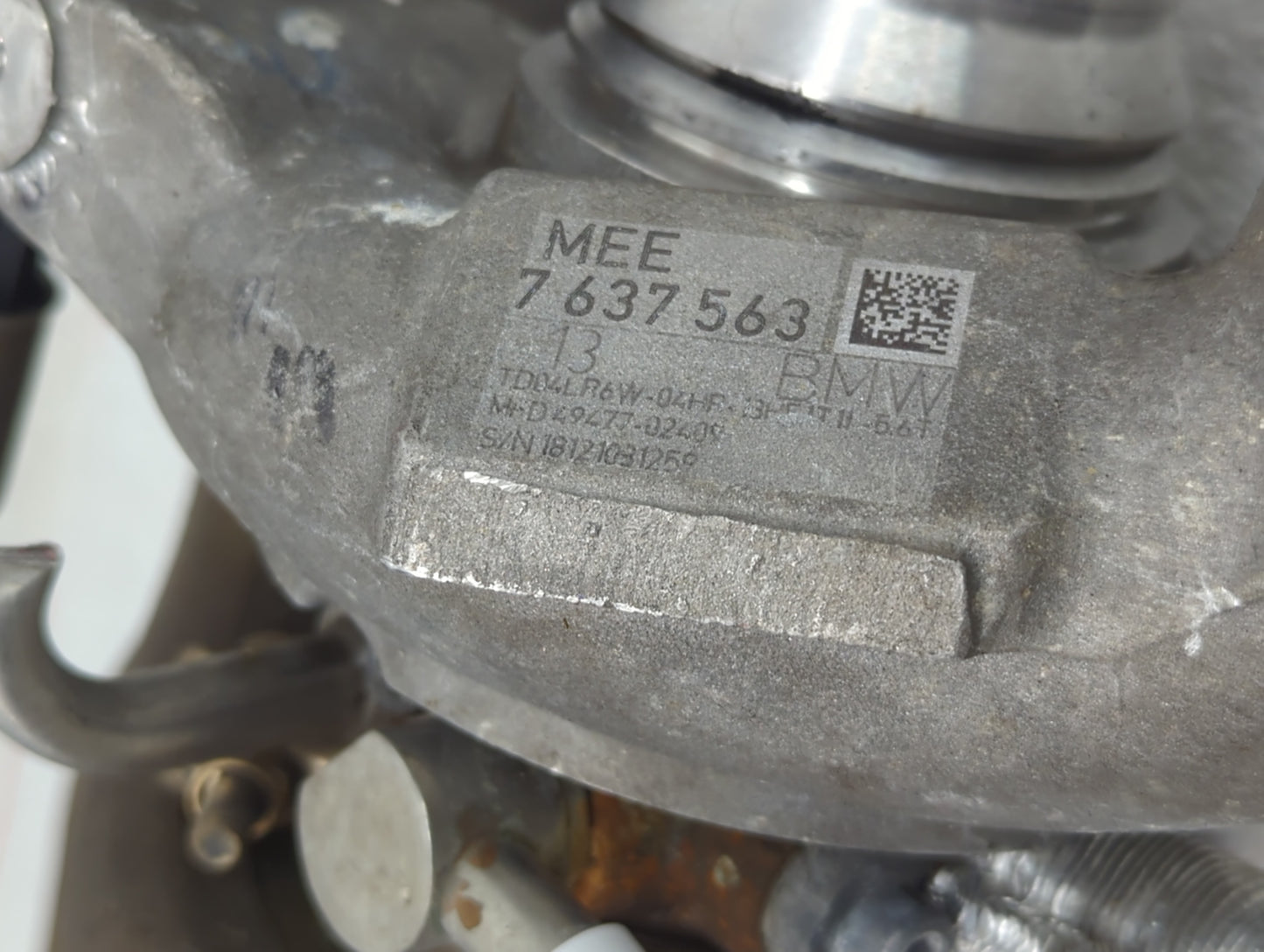 2017-2019 Bmw 530i Turbocharger Turbo Charger Super Charger Supercharger - Oemusedautoparts1.com