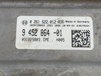 2018-2019 Bmw 530i PCM Engine Control Computer ECU ECM PCU OEM P/N:031825803 0 261 S22 012 Fits Fits 2018 2019 OEM Used Auto