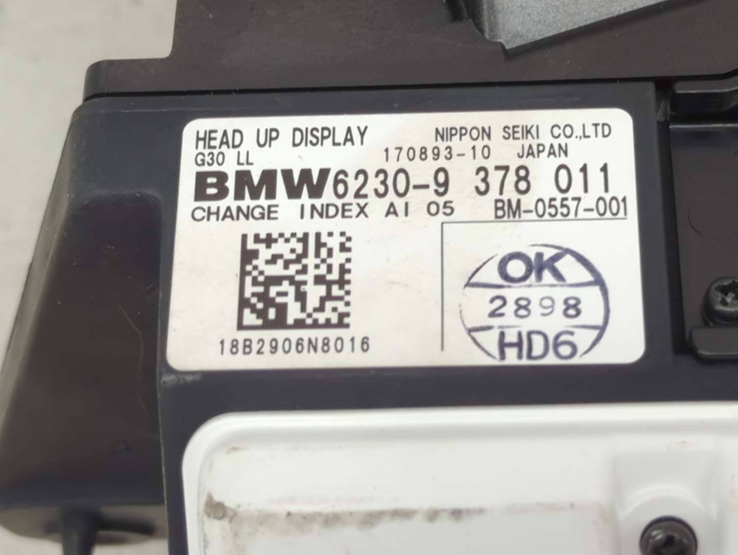 2019-2019 Bmw 530i Information Display Screen - Oemusedautoparts1.com