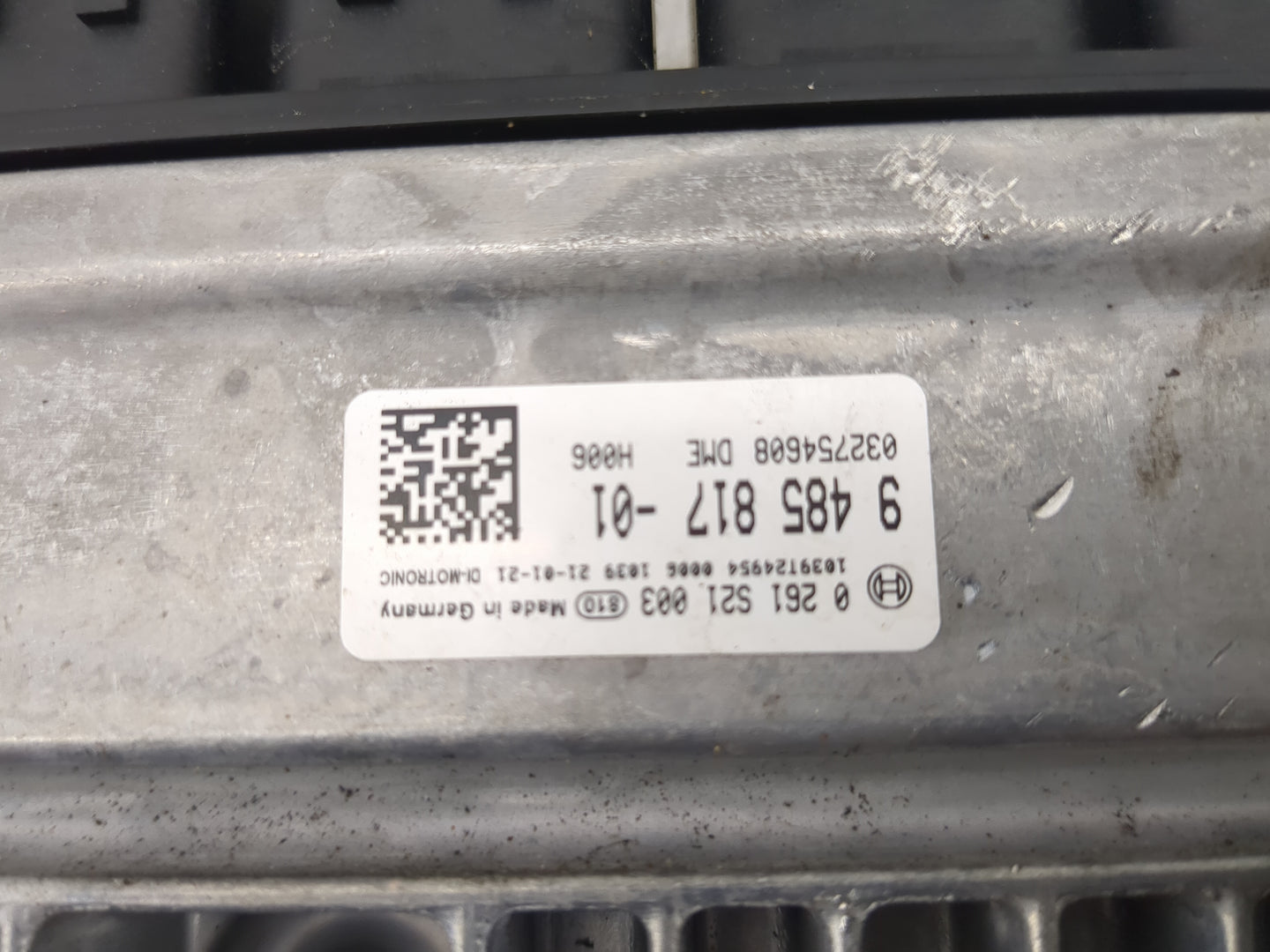 2018-2019 Bmw 540 PCM Engine Control Computer ECU ECM PCU OEM P/N:9485817-01 0261S21003, 0327S4608 Fits Fits 2018 2019 OEM U