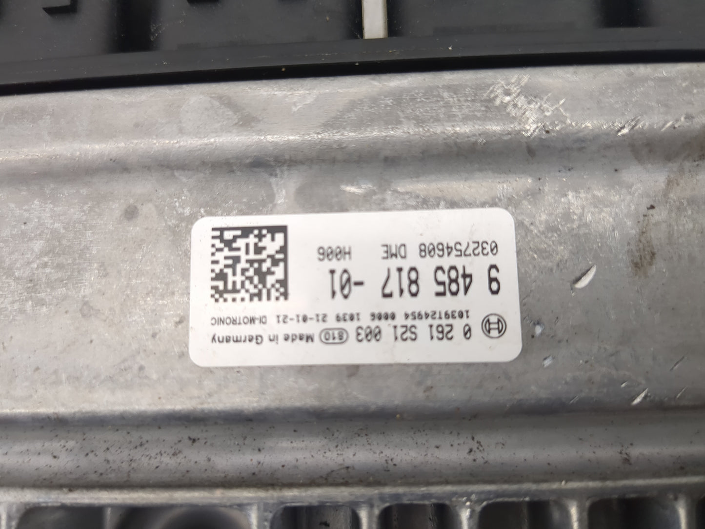 2018-2019 Bmw 540 PCM Engine Control Computer ECU ECM PCU OEM P/N:9485817-01 0261S21003, 0327S4608 Fits Fits 2018 2019 OEM U