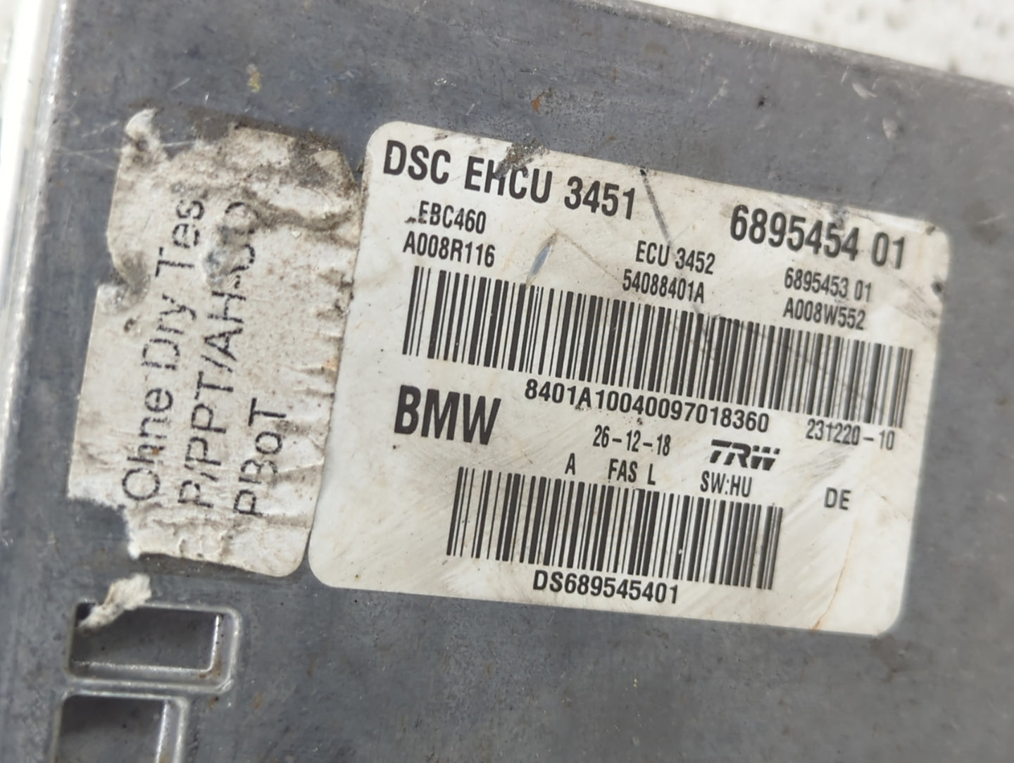 2018-2020 Bmw 540i ABS Pump Control Module Replacement P/N:6895454 01 6895453 01, 54088401A Fits Fits 2017 2018 2019 2020 20