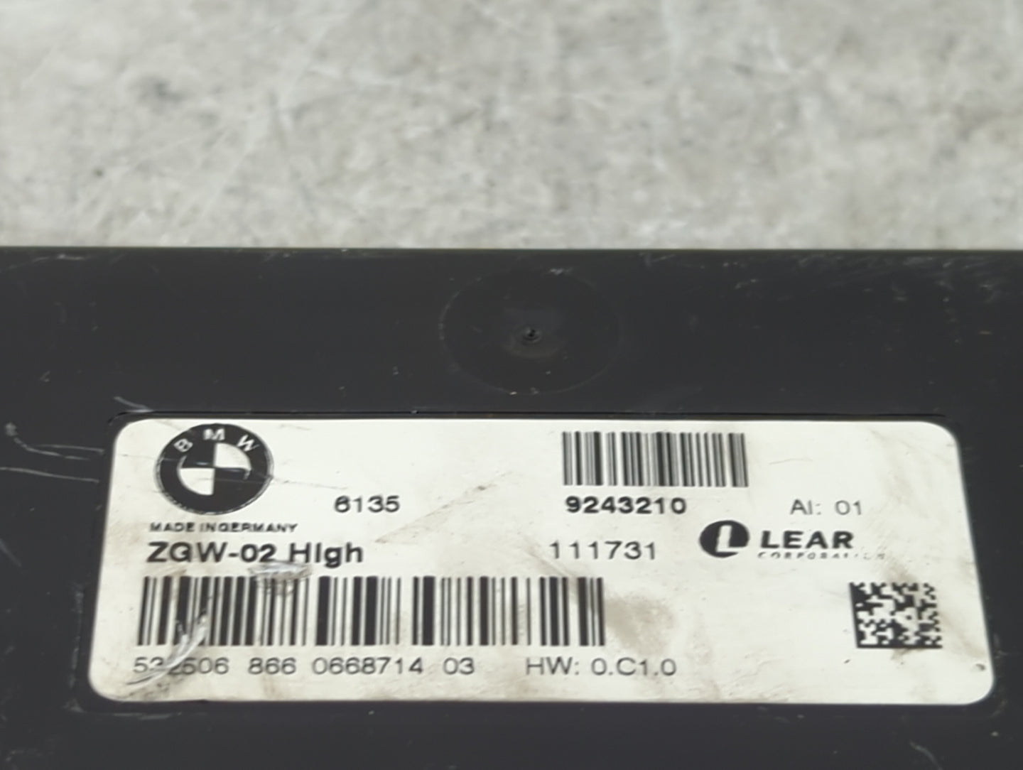 2012-2018 Bmw 640i Gateway Control Module - Oemusedautoparts1.com