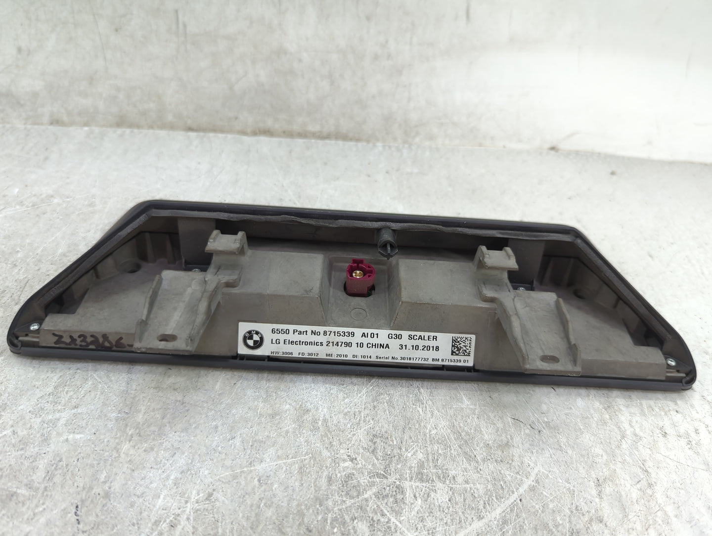 Bmw 640igt Information Display Screen - Oemusedautoparts1.com