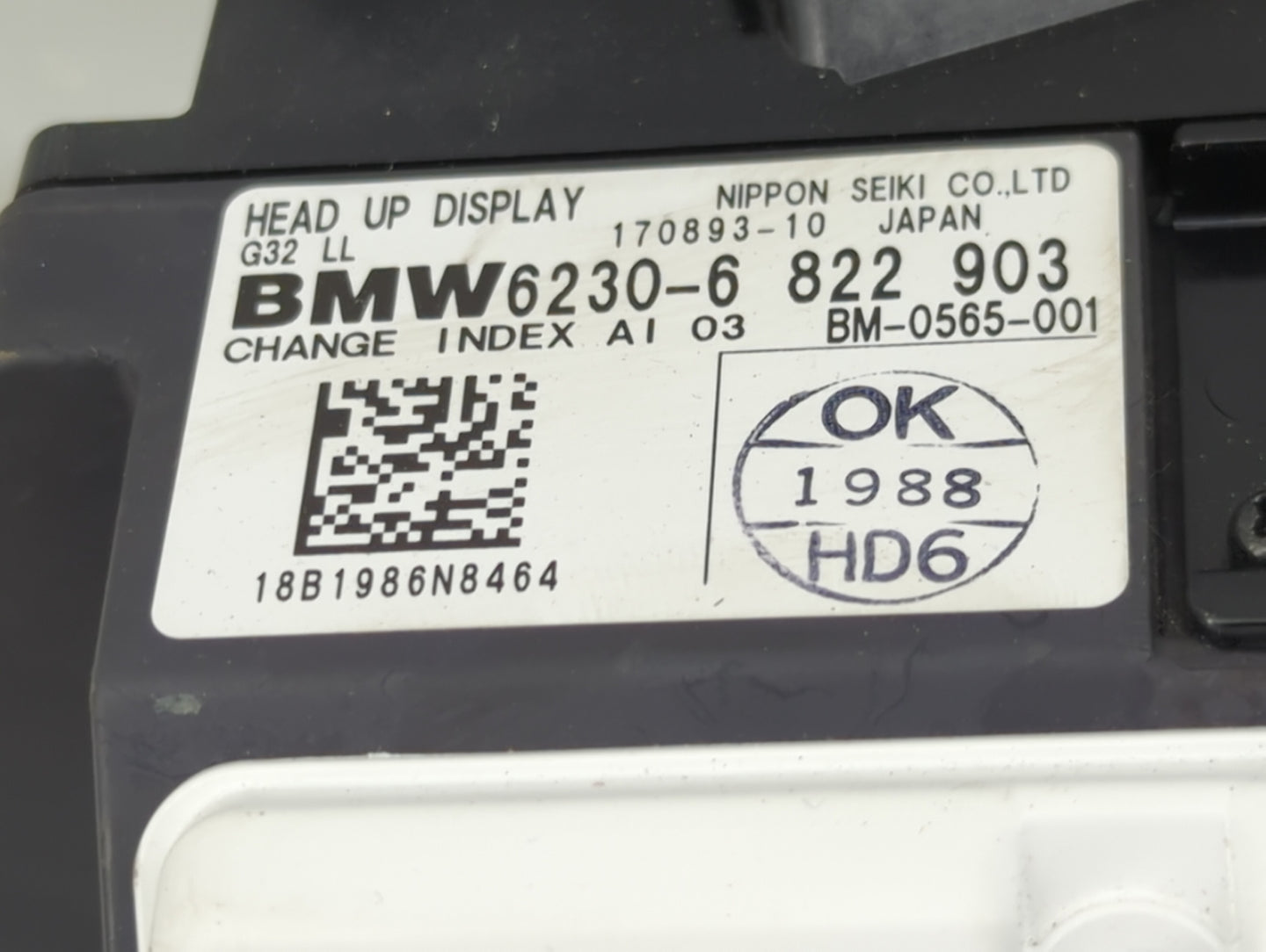Bmw 640i Xdrive Gran Turismo Information Display Screen - Oemusedautoparts1.com