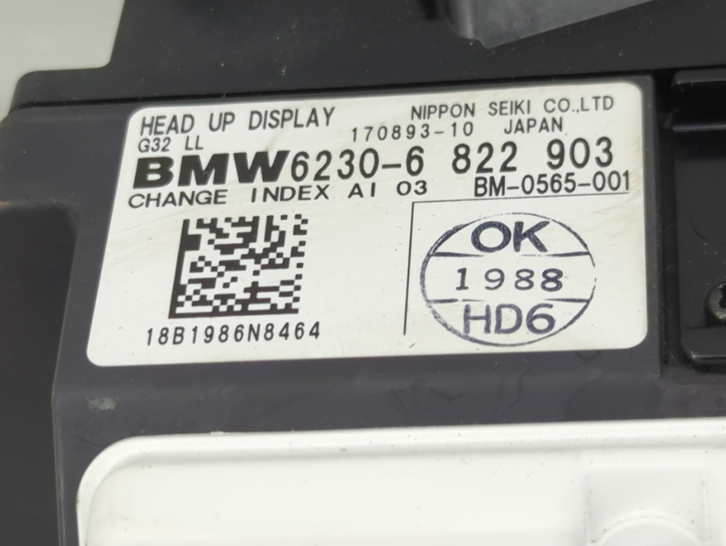 Bmw 640i Xdrive Gran Turismo Information Display Screen - Oemusedautoparts1.com
