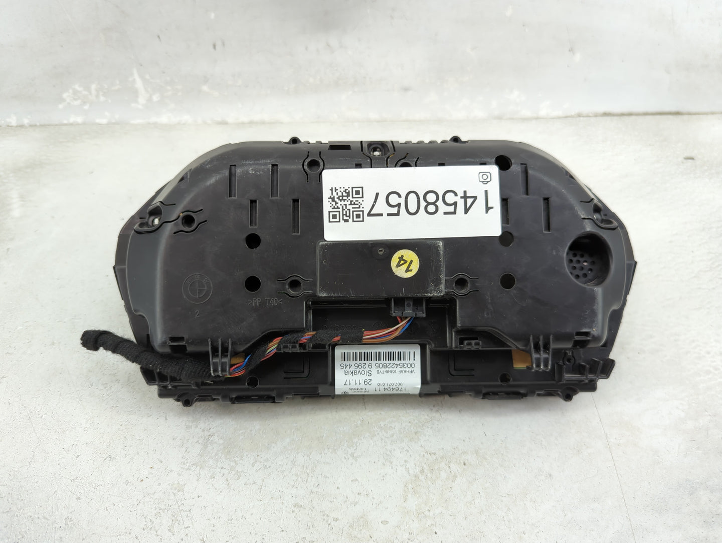 2017 Bmw X1 Instrument Cluster Speedometer Gauges P/N:6210IK8794207 17649411, VPHKAF-10849-TYB, 0035422805, 9295445 Miles: F