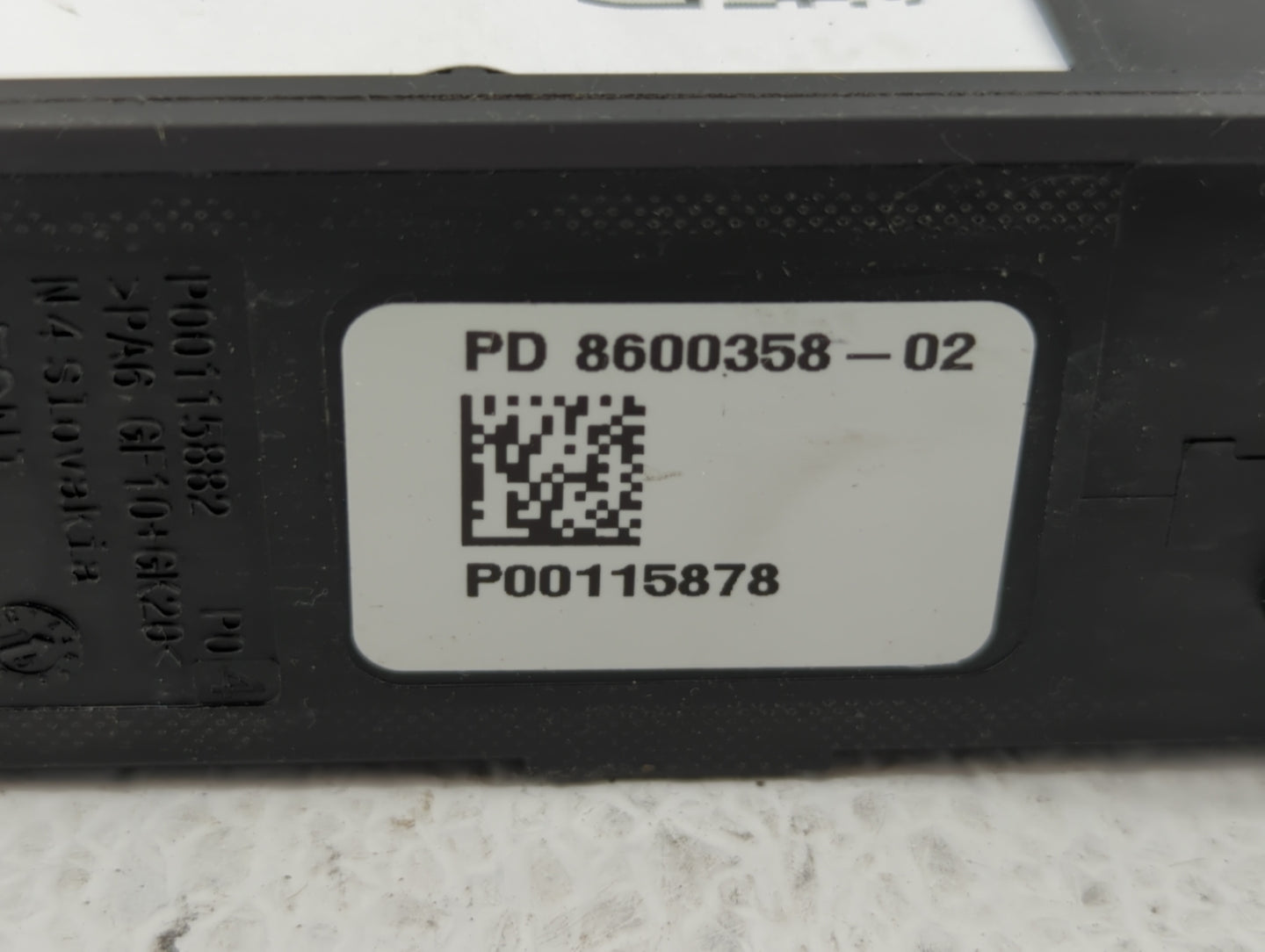 2019 Bmw X1 PCM Engine Control Computer ECU ECM PCU OEM P/N:8600358-02 Fits OEM Used Auto Parts - Oemusedautoparts1.com