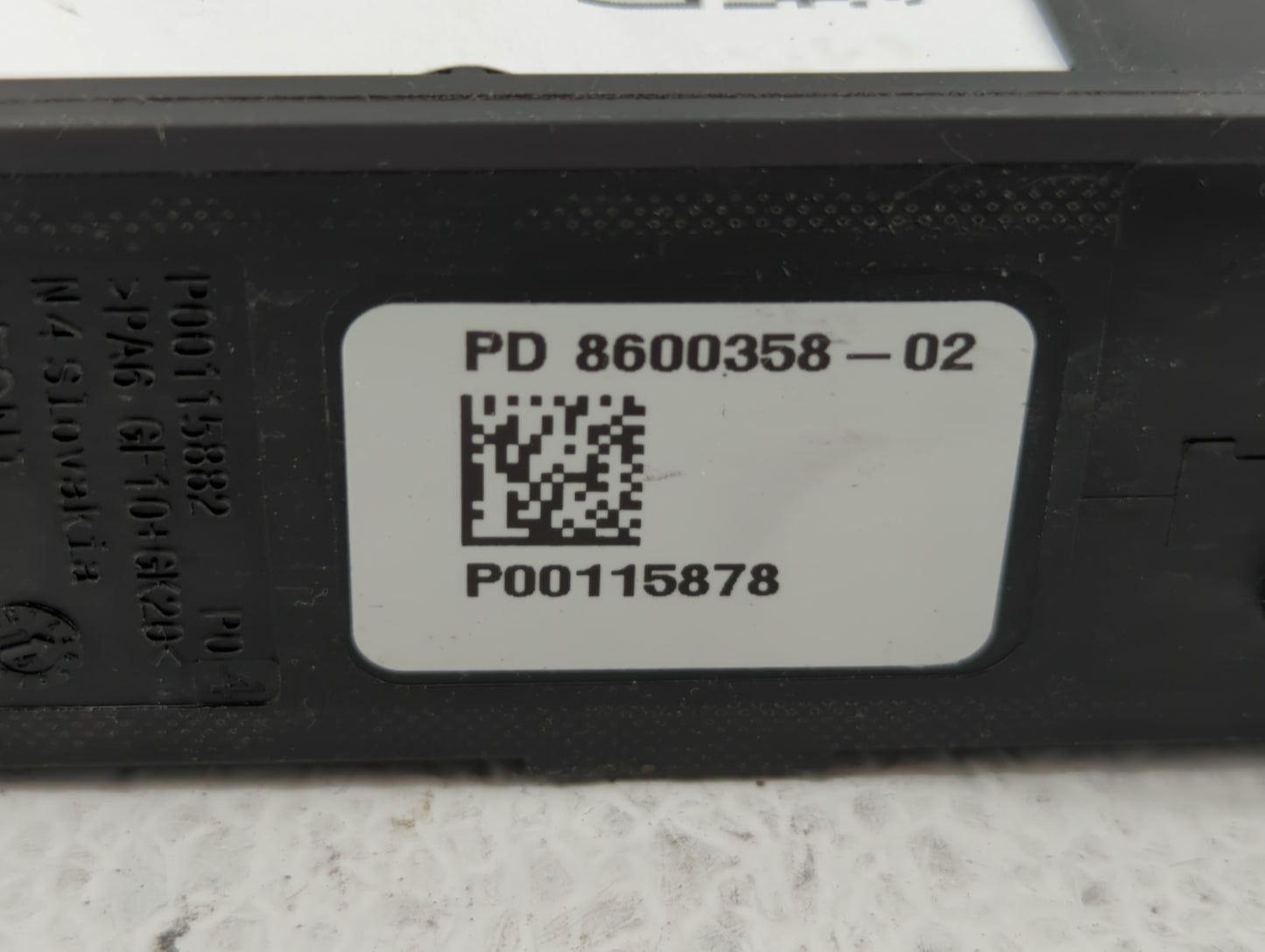 2019 Bmw X1 PCM Engine Control Computer ECU ECM PCU OEM P/N:8600358-02 Fits OEM Used Auto Parts - Oemusedautoparts1.com