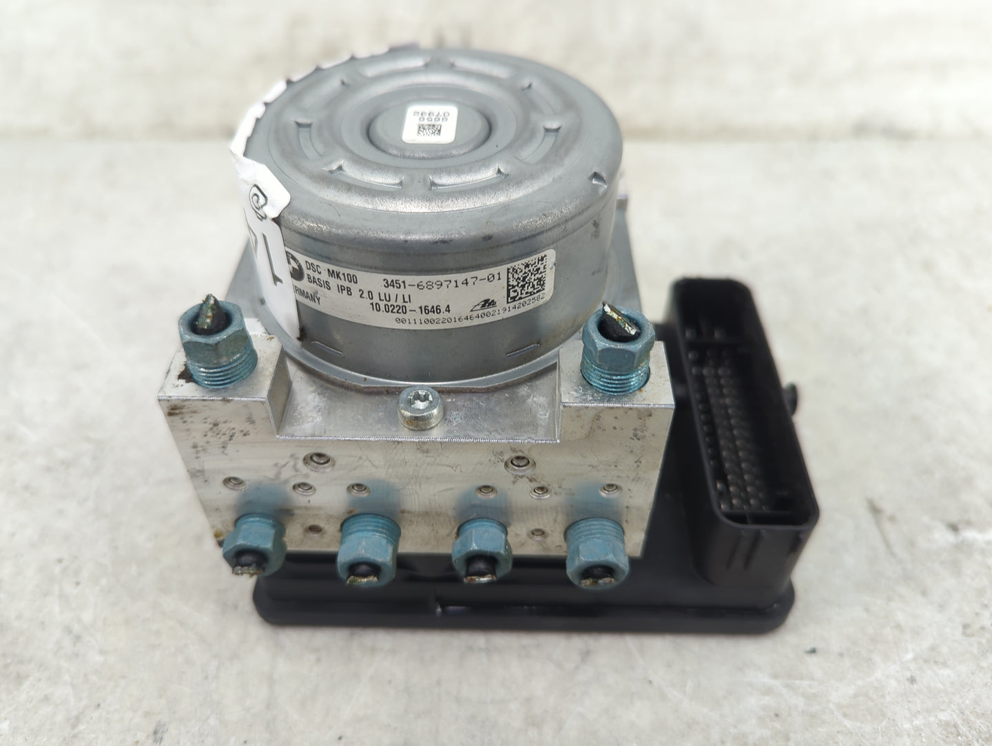 2019 Bmw X2 ABS Pump Control Module Replacement P/N:3451-6897147-01 10.0220-1646.4 Fits OEM Used Auto Parts - Oemusedautopar