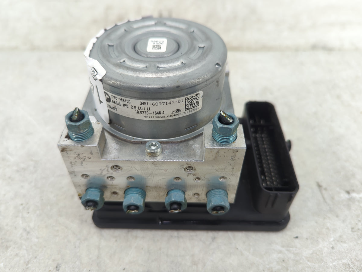 2019 Bmw X2 Anti-Lock Brake ABS Pump Module Actuator OEM P/N:3451-6897147-01 10.0220-1646.4 Fits OEM Used Auto Parts - Oemus