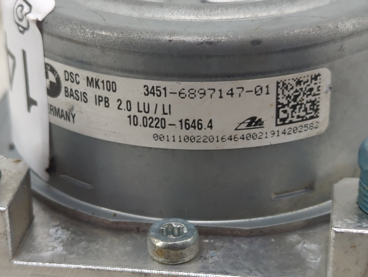 2019 Bmw X2 ABS Pump Control Module Replacement P/N:3451-6897147-01 10.0220-1646.4 Fits OEM Used Auto Parts - Oemusedautopar