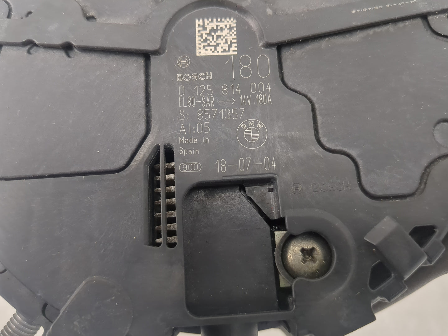 2018-2019 Bmw X3 Alternator Replacement Generator Charging Assembly Engine OEM P/N:8571357 0 125 814 004 Fits OEM Used Auto 