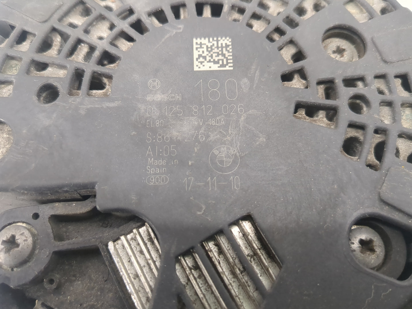 2018-2019 Bmw X3 Alternator Replacement Generator Charging Assembly Engine OEM P/N:0 125 812 026 8571357 Fits OEM Used Auto 