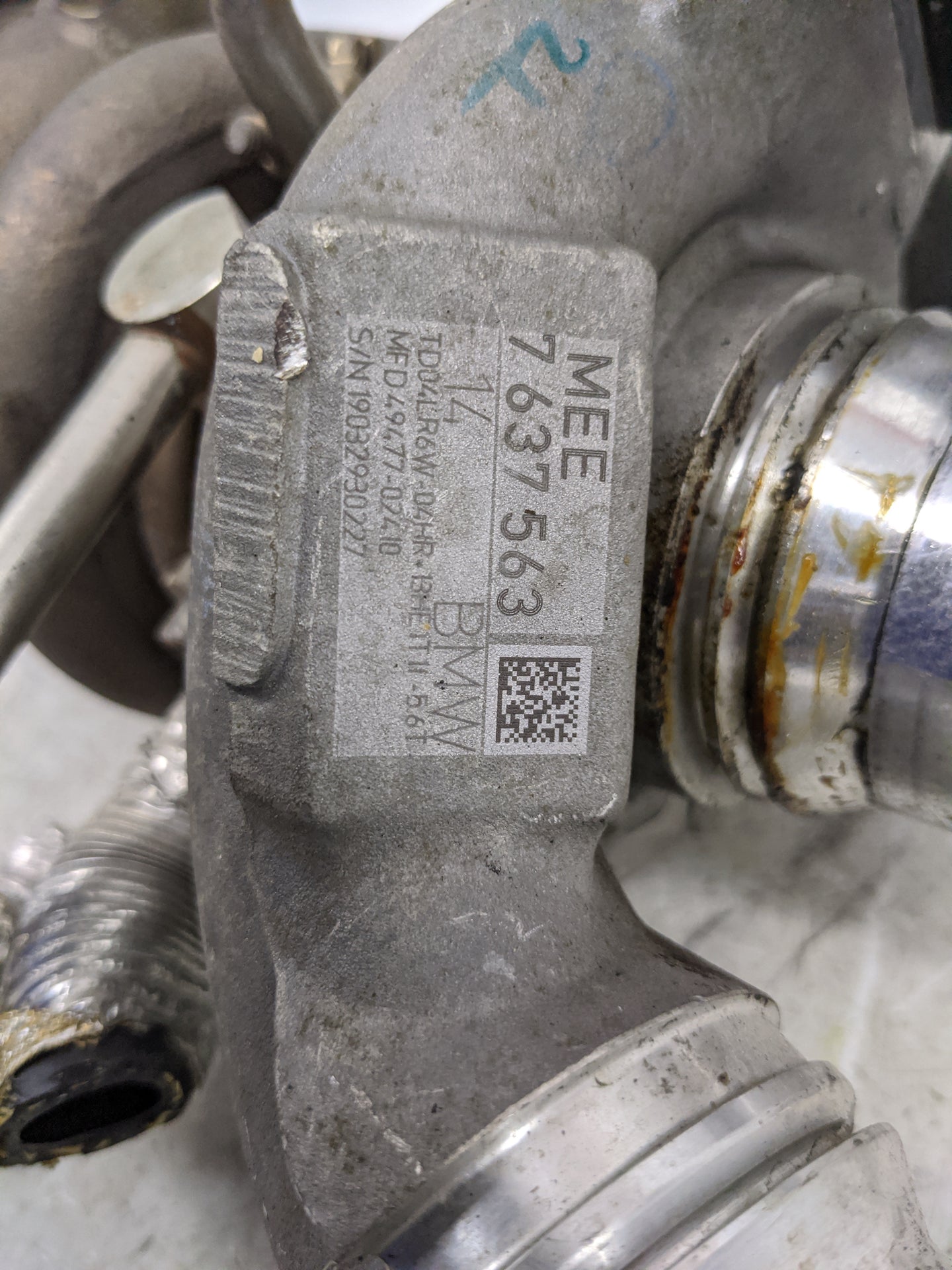 2018-2019 Bmw X3 Turbocharger Turbo Charger Super Charger Supercharger - Oemusedautoparts1.com