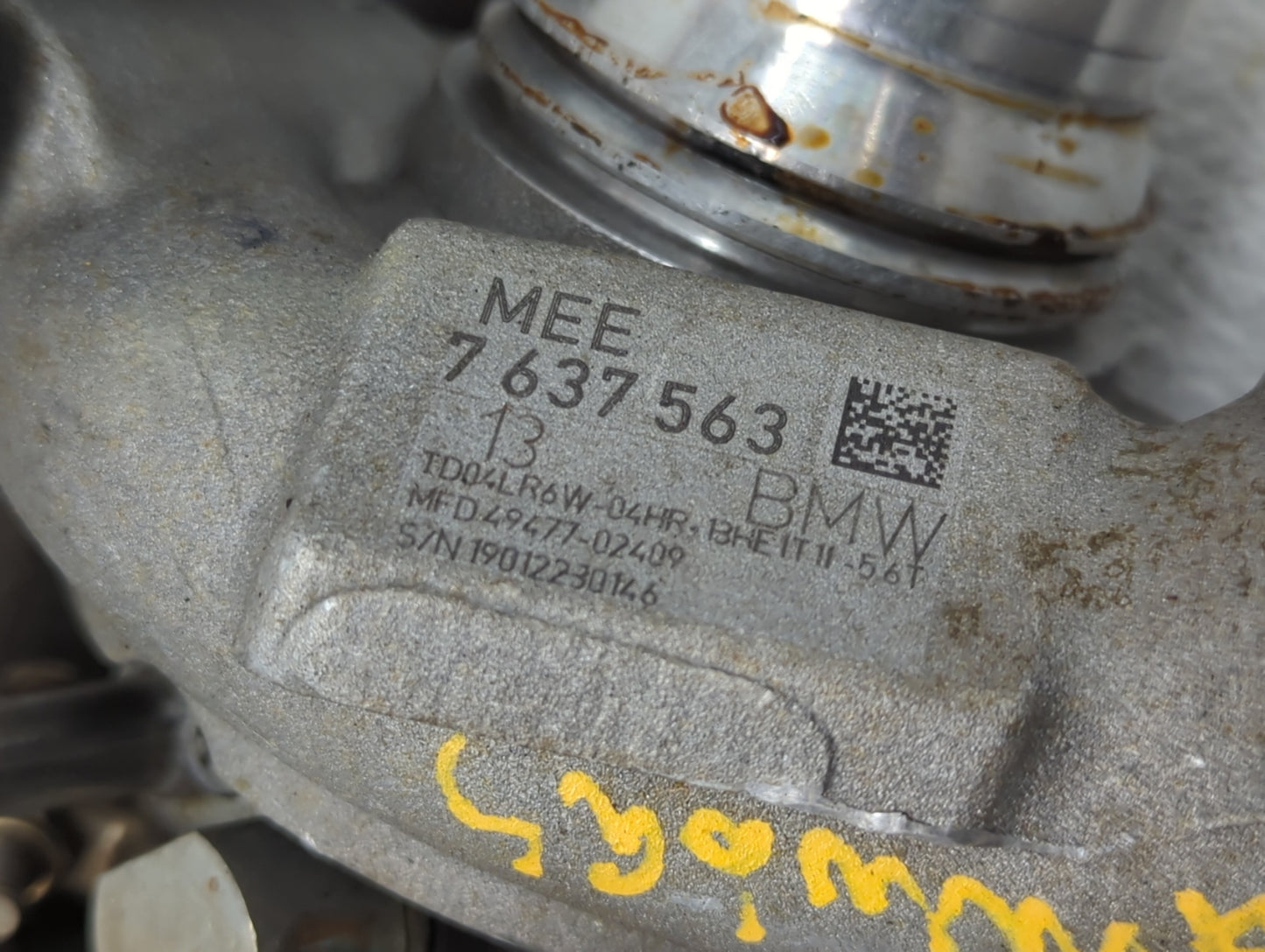 2018-2019 Bmw X3 Turbocharger Turbo Charger Super Charger Supercharger - Oemusedautoparts1.com