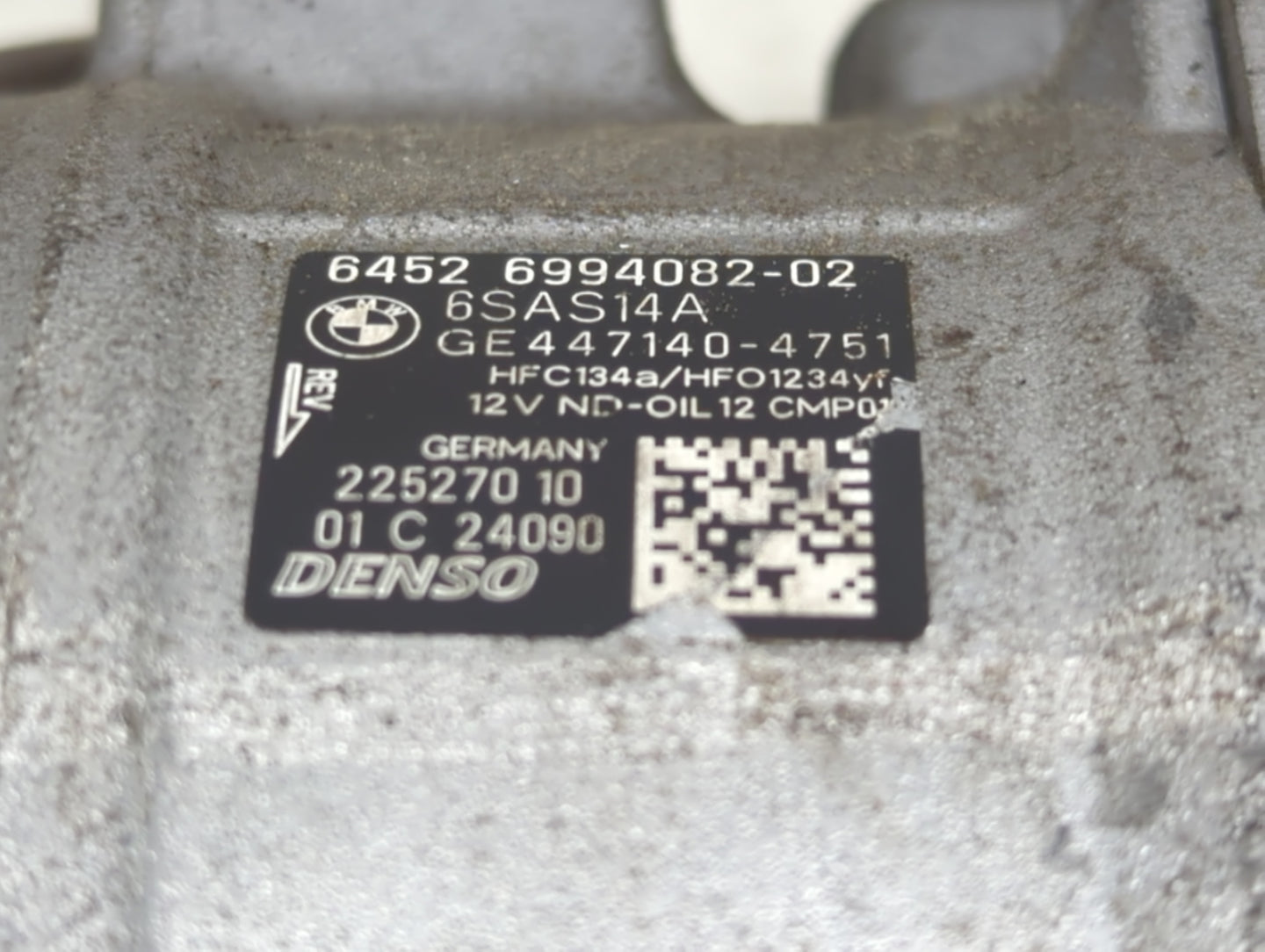 2018-2022 Bmw X3 Air Conditioning A/c Ac Compressor Oem - Oemusedautoparts1.com