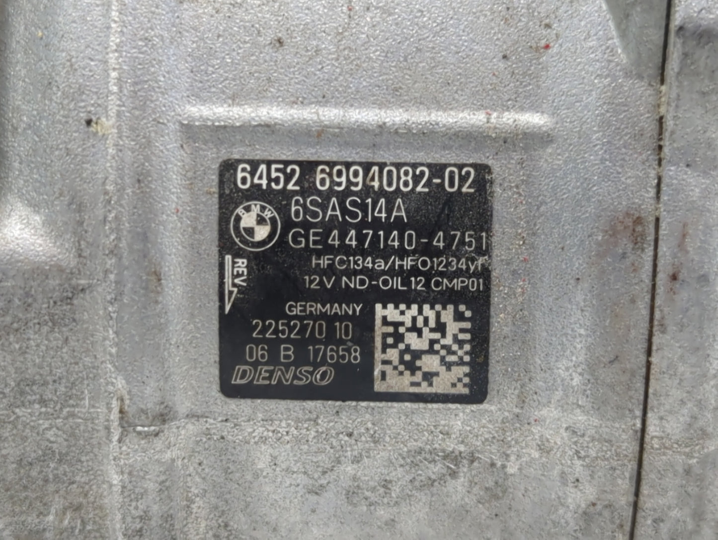 2018-2022 Bmw X3 Air Conditioning A/c Ac Compressor Oem - Oemusedautoparts1.com